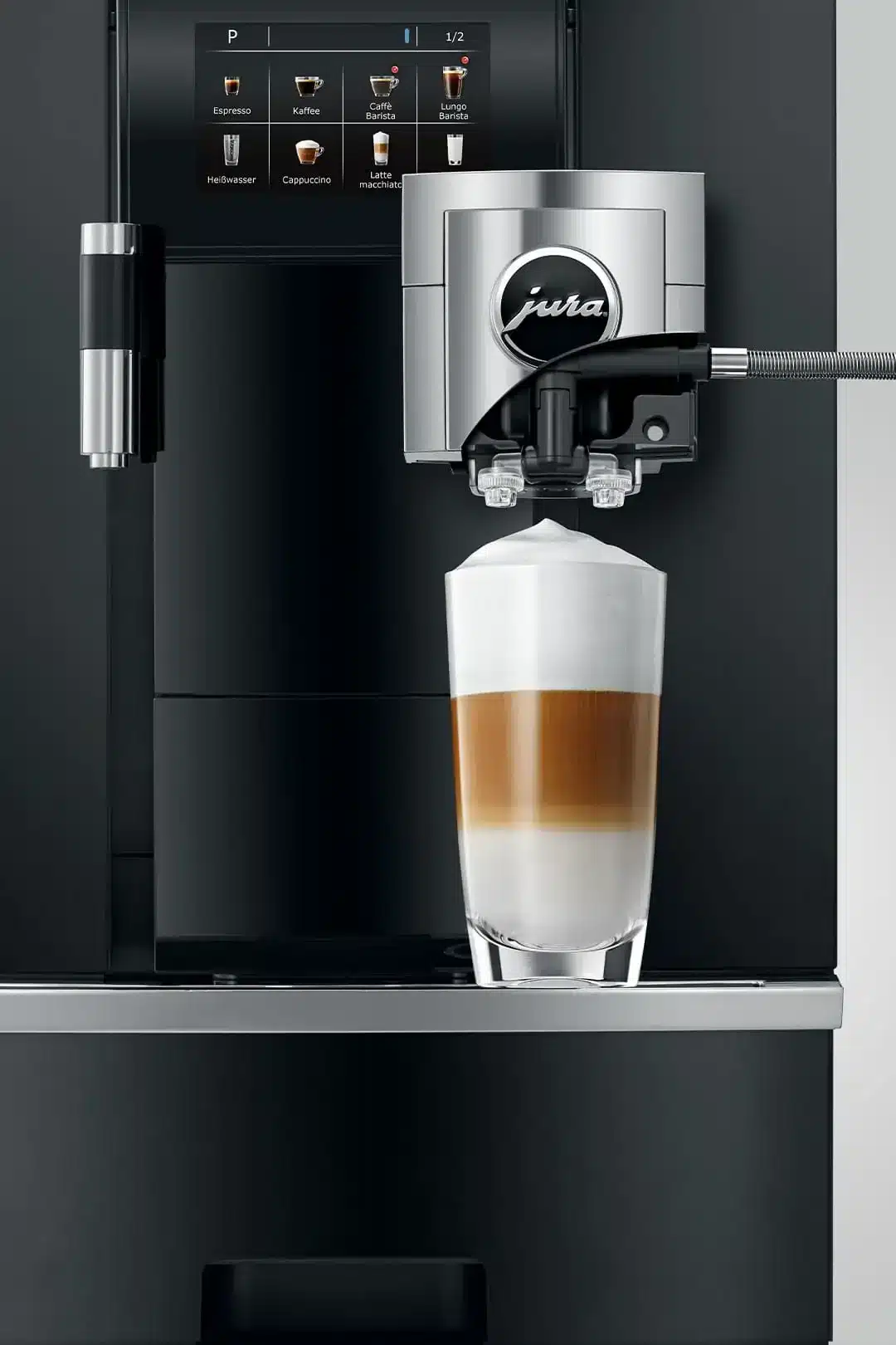 Préparation d'un espresso avec la JURA GIGA X8