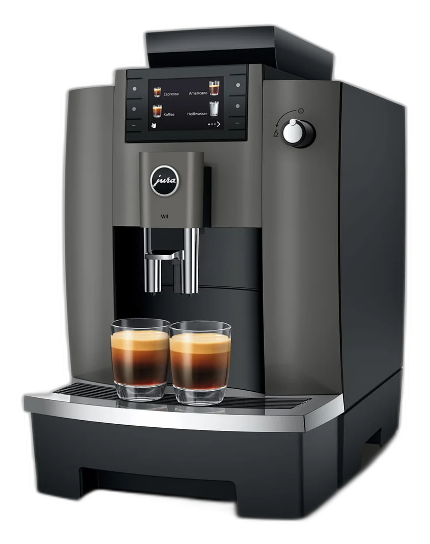 Machine à café professionnelle JURA W4 vue de profil