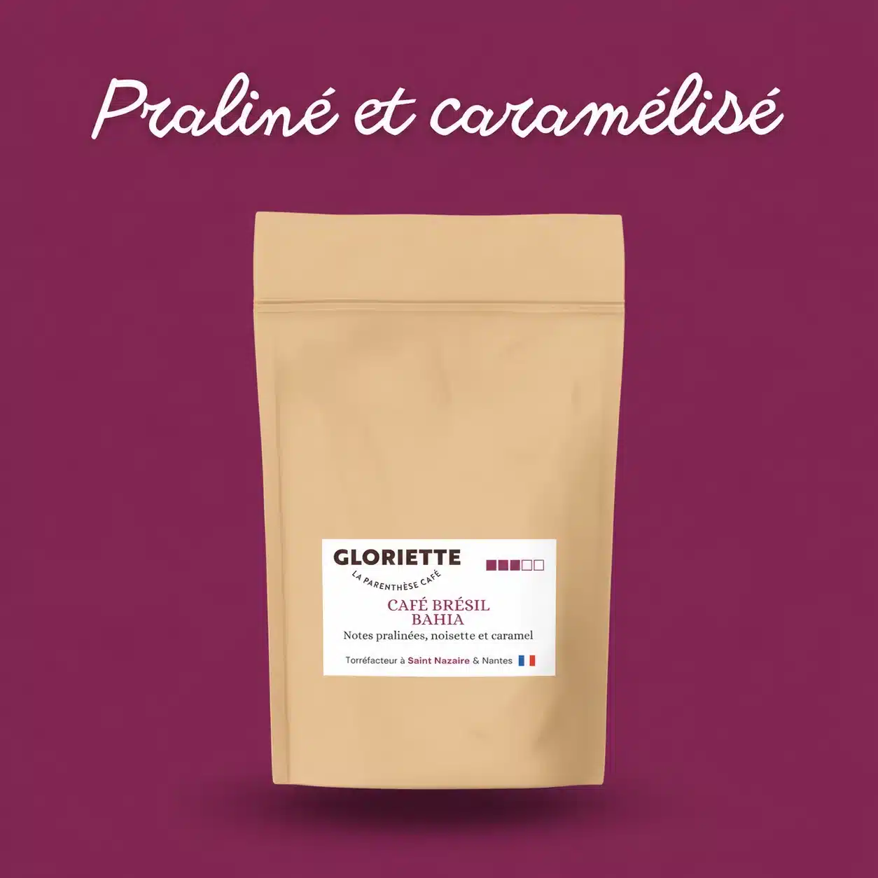 Sachet de café Brésil Bahia Gloriette