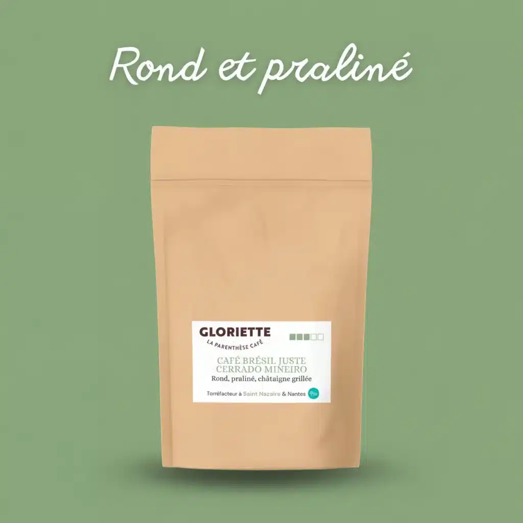 Sachet de café Brésil Juste Cerrado Mineiro Gloriette