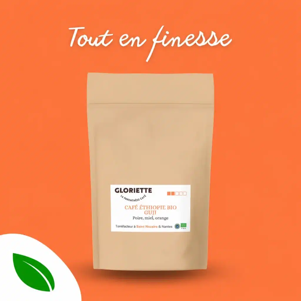 Sachet de café Éthiopie BIO Guji Gloriette