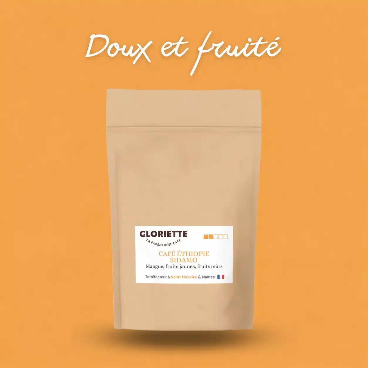 Sachet de café Éthiopie Moka Sidamo Gloriette