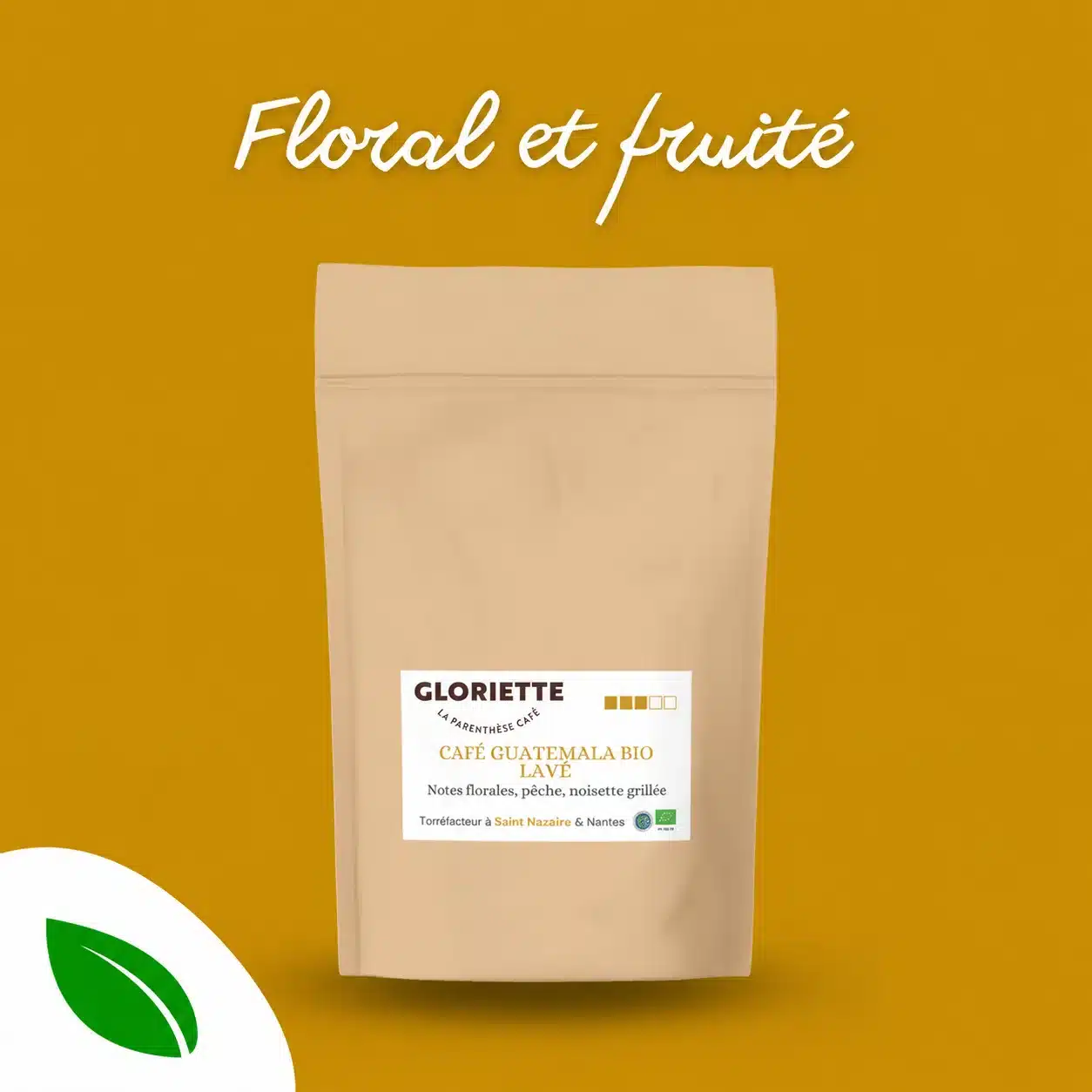 Sachet de café Guatemala BIO Kitché Gloriette