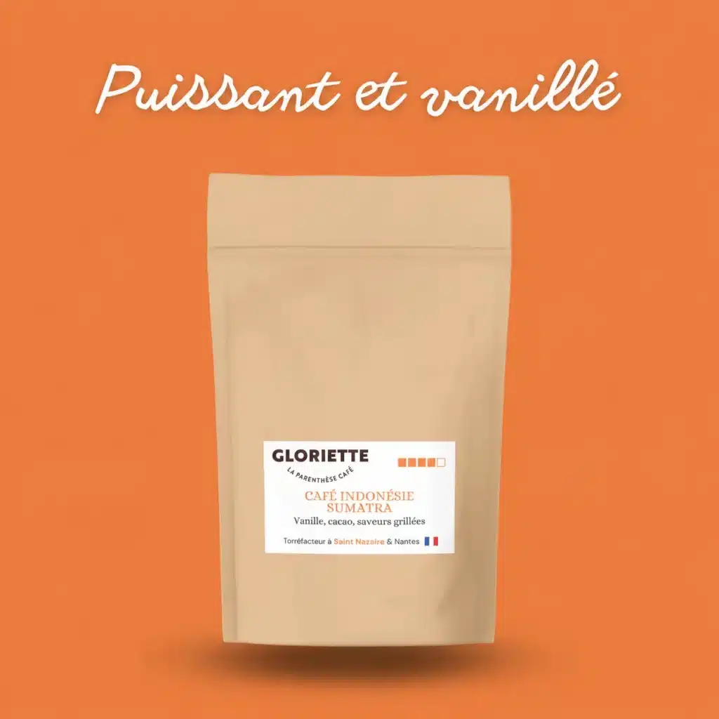 Sachet de café Indonésie Sumatra Gloriette