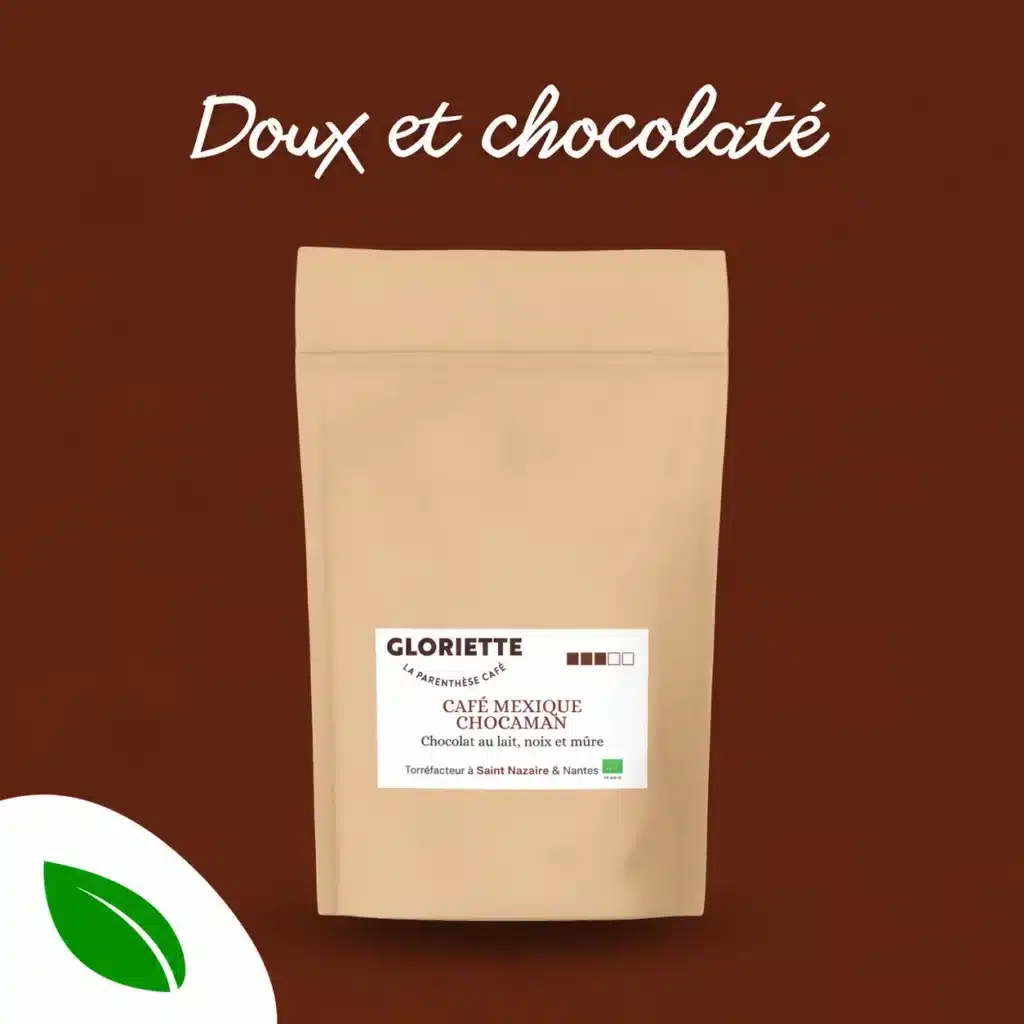 Sachet de café Mexique BIO Chocaman Gloriette