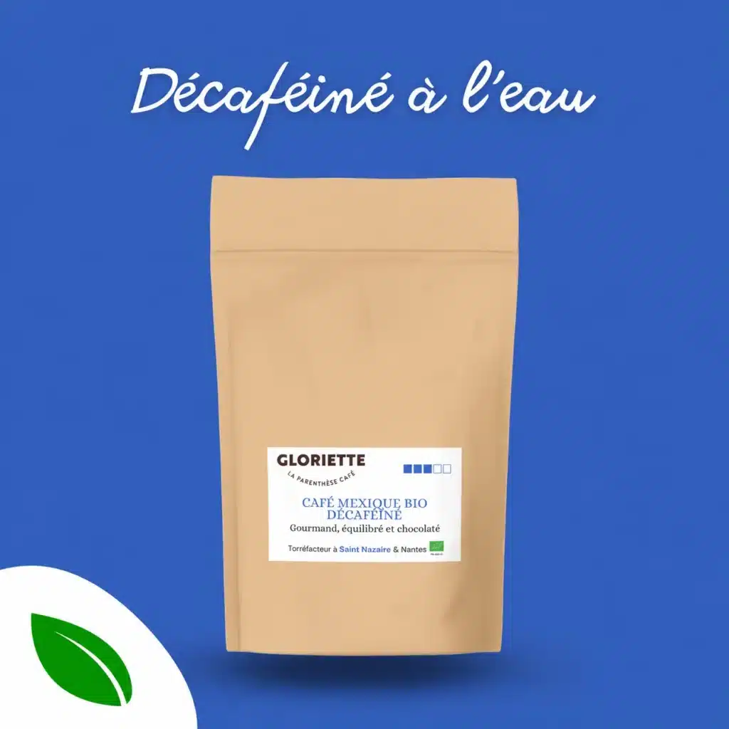Sachet de café Mexique BIO décaféiné à l’eau Gloriette
