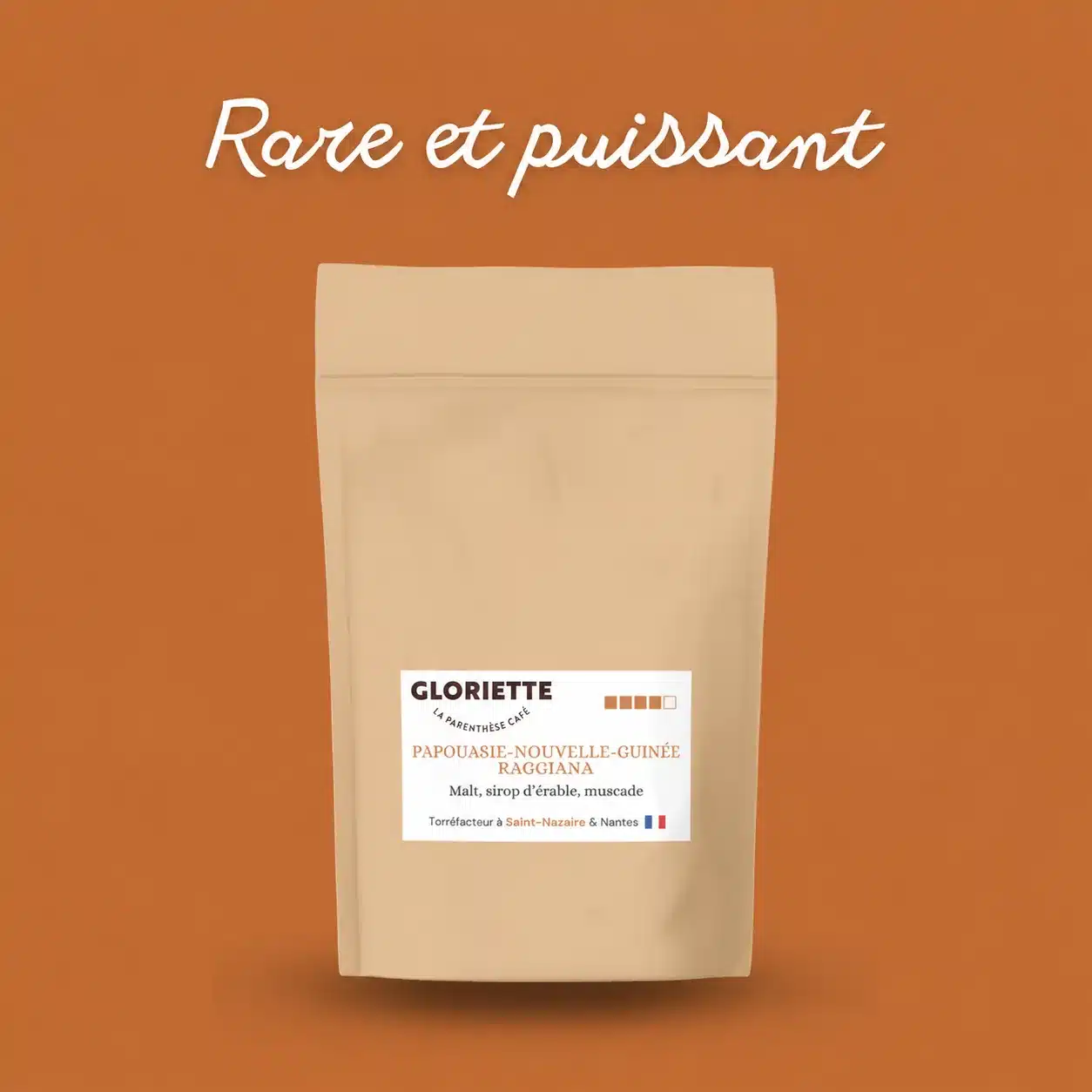 Sachet de café Papouasie-Nouvelle-Guinée Raggiana Gloriette