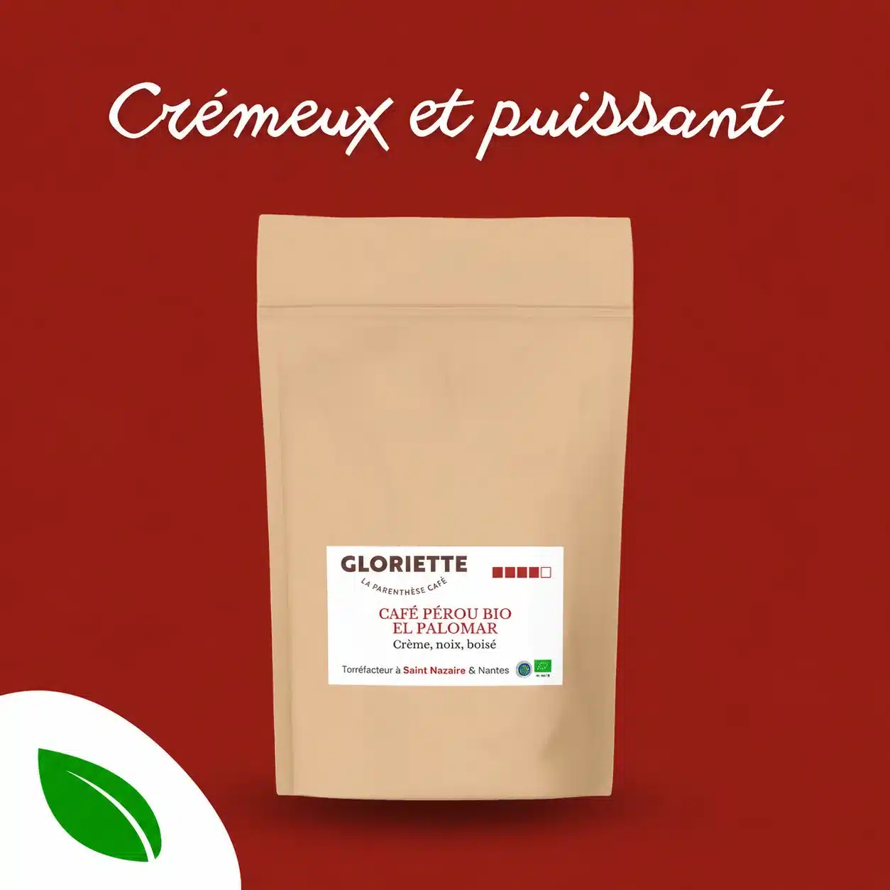 Sachet de café Pérou BIO El Palomar Gloriette