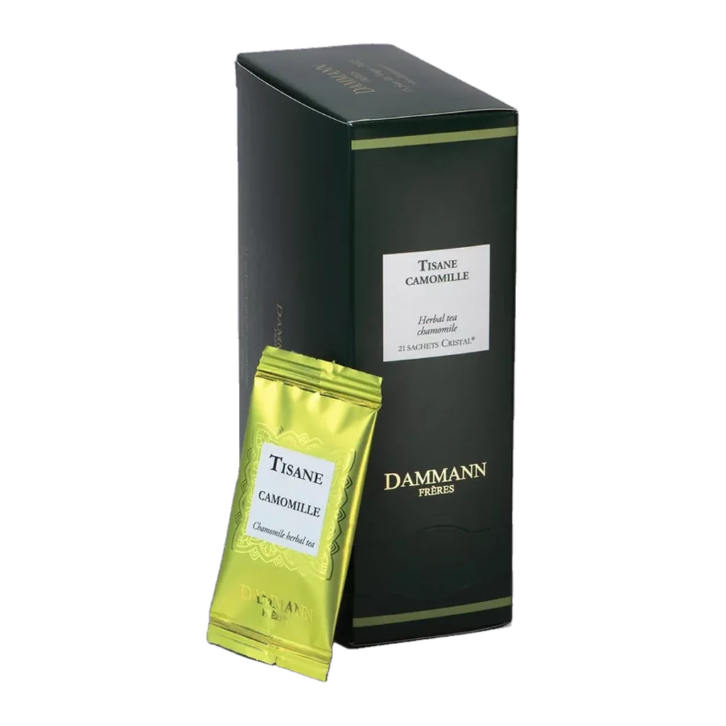 Camomille DAMMANN Frères, boîte de sachets