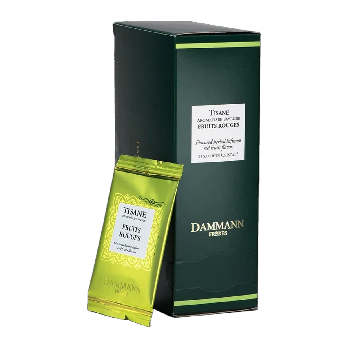 Infusion fruits rouges DAMMANN Frères, boîte de sachets