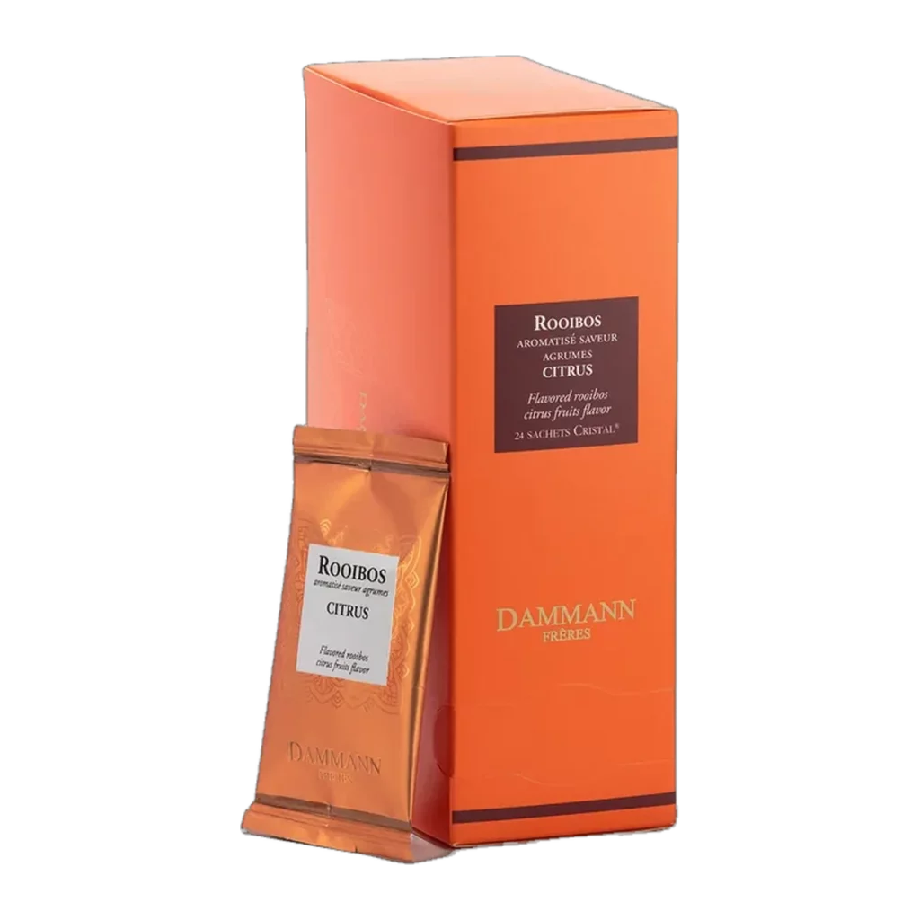 Rooibos Citrus DAMMANN Frères, boîte de sachets