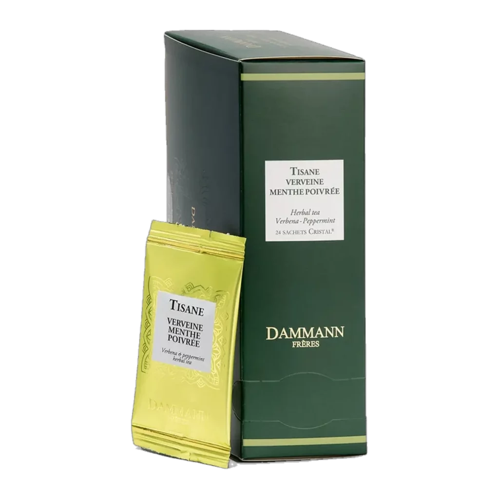Verveine Menthe poivrée DAMMANN Frères, boîte de sachets