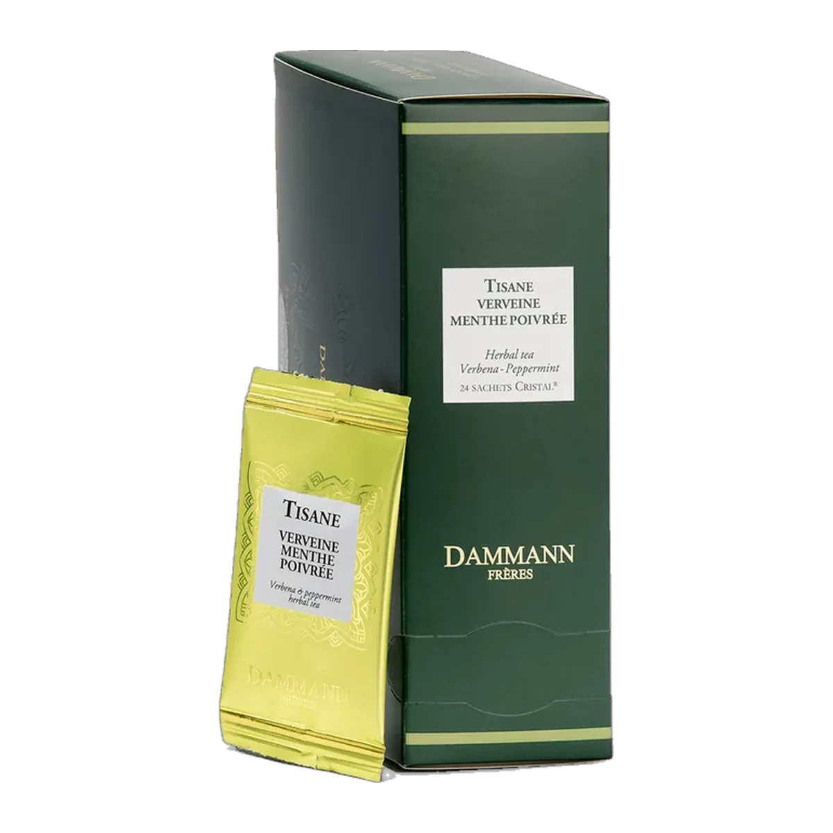 Verveine Menthe poivrée DAMMANN Frères, boîte de sachets
